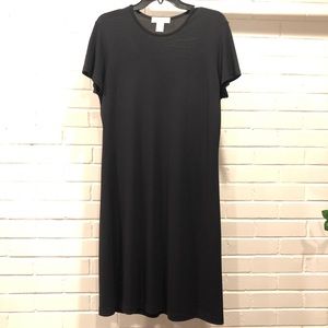 Casual Corner Black S/S Dress, Size Medium
